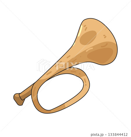 illustration of Bugle 133844412
