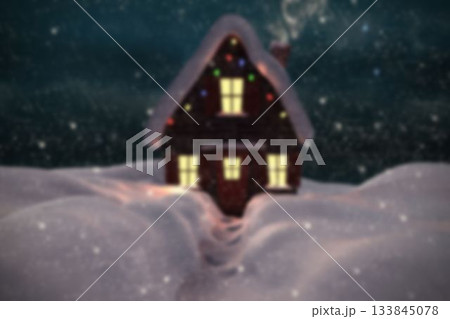 Composite image of christmas house Composite image of christmas house 133845078