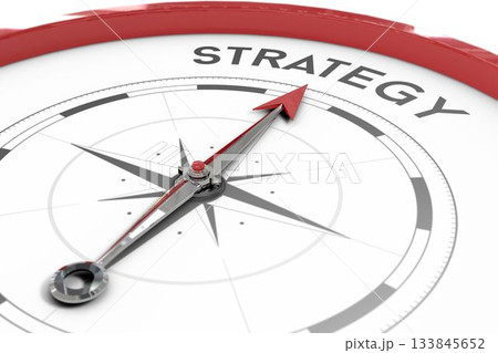 Compass pointing to strategy Compass pointing to strategy 133845652