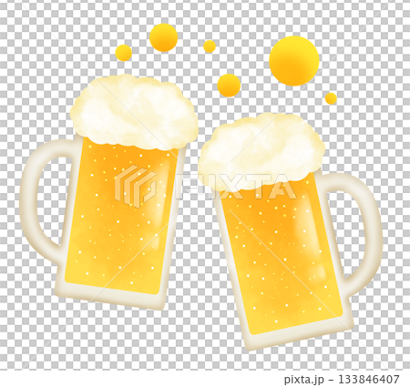 祝酒生啤酒插畫 2 133846407