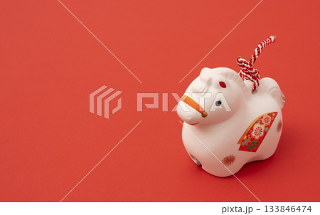 正月素材。干支の午。午年。 正月素材。干支の午。午年。 133846474