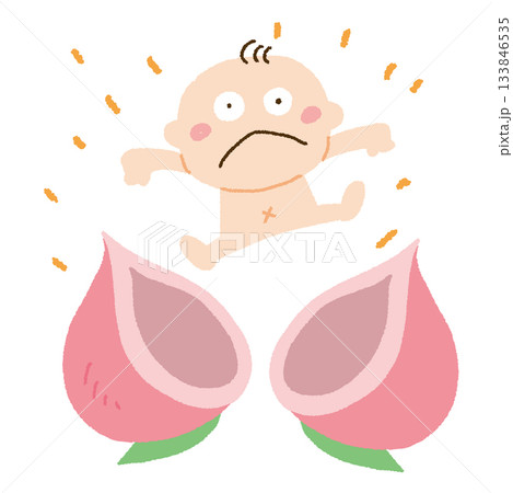 桃から生まれたももたろう 桃から生まれたももたろう 133846535