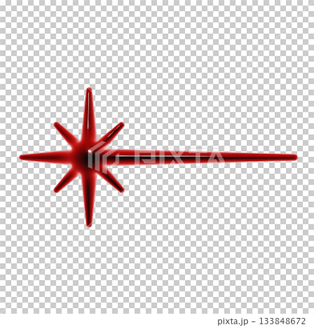 Plump, glossy 3D icon of a shining meteor. Blood-red decorative illustration Plump, glossy 3D icon of a shining meteor. Blood-red decorative illustration 133848672