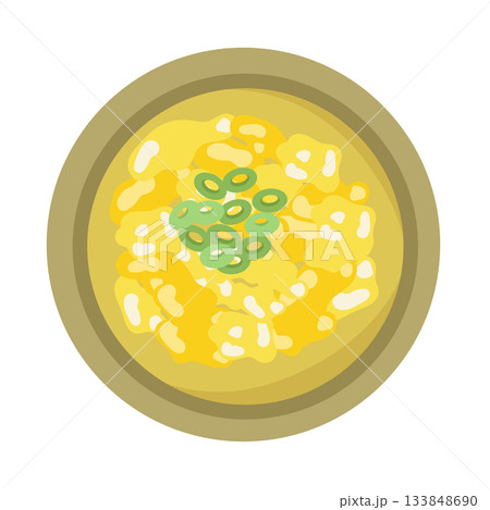 卵スープ　イラスト 133848690