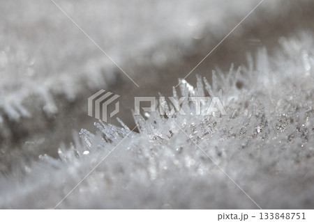 Abstract Frosty Ice Background in Blue natureal frost Abstract Frosty Ice Background in Blue natureal frost 133848751