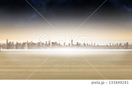 Beautiful landscape of an urban city Beautiful landscape of an urban city 133849281