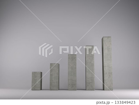Digital iamge of bar graph 133849423