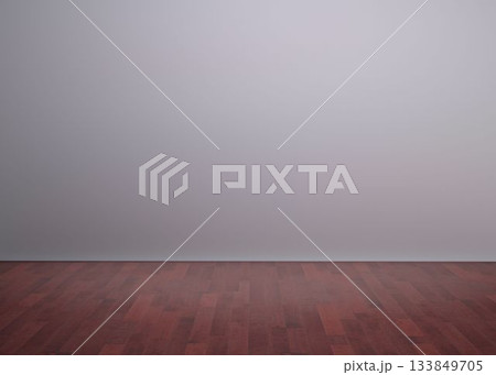 Empty room is featuring light grey wall meeting brown hardwood floor, flat design Empty room is featuring light grey wall meeting brown hardwood floor, flat design 133849705