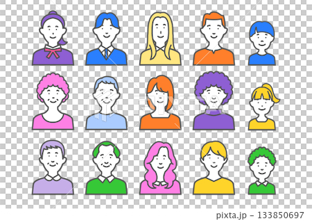 Icon set: People, Race 133850697