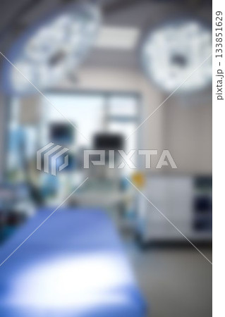 Blurry of operating room at hospital Blurry of operating room at hospital 133851629