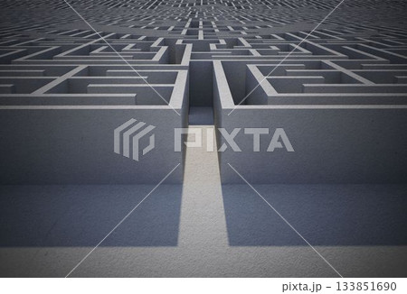 Entrance to difficult maze puzzle Entrance to difficult maze puzzle 133851690