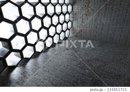 Digital image of building interior Digital image of building interior 133851715