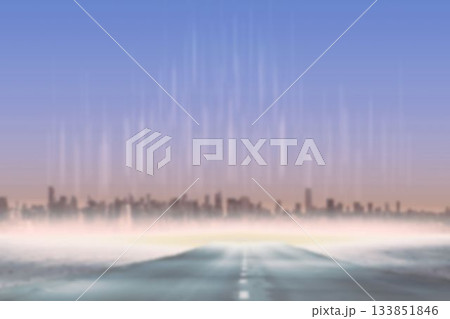 Road against dramattic sky 133851846