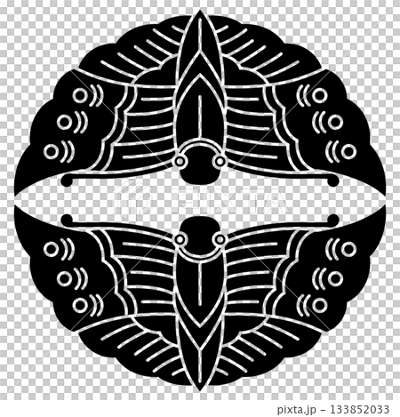 This is the family crest. It is a pair of butterflies. 133852033