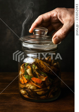 臭い物に蓋をする 133852043