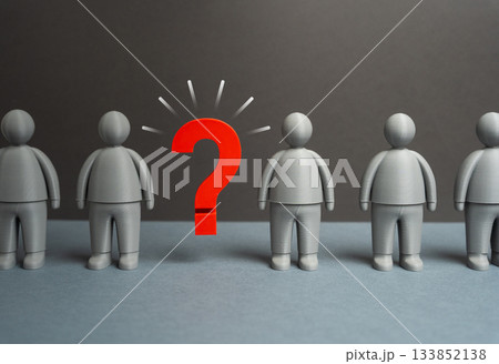 There's a shortage in the labor market. No suitable candidates available. HR analytics, workforce crisis reports and recruitment challenges in competitive industries. 133852138