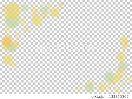 綺麗な水彩の菜の花フレームイラスト 133853562