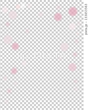 桜の花びらが散るフレームイラスト 133853563