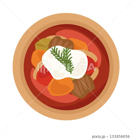 ボルシチ　イラスト 133856056