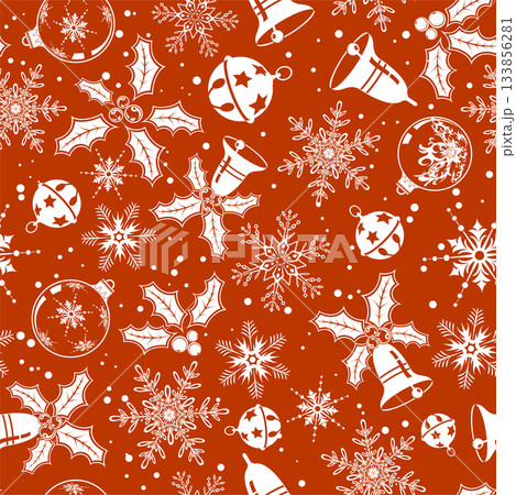 Christmas seamless background 133856281