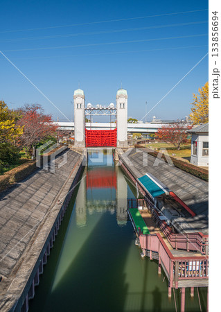 三栖閘門 近代化産業遺産 京都市伏見区 三栖閘門 近代化産業遺産 京都市伏見区 133856694