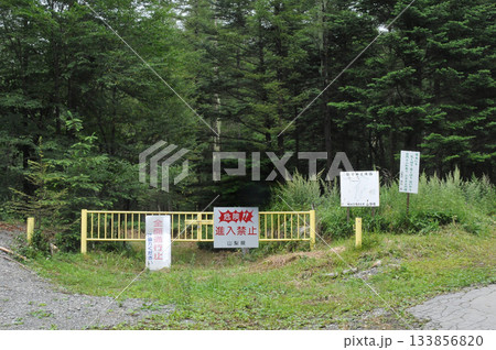 県道219号線から乙女鉱山と荒川に続く林道の入り口 県道219号線から乙女鉱山と荒川に続く林道の入り口 133856820