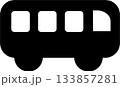 観光バスアイコン 133857281
