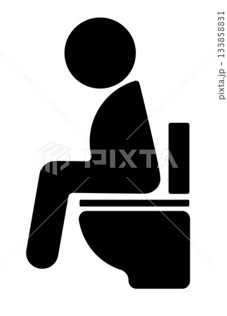 アイコン トイレに座る人物 アイコン トイレに座る人物 133858831