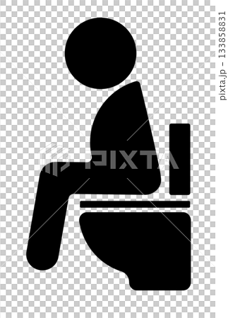 アイコン トイレに座る人物 アイコン トイレに座る人物 133858831