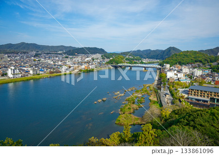 犬山城より犬山橋方面を望む 133861096