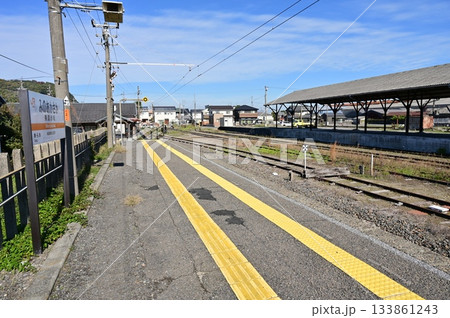 美濃赤坂駅(東海道本線支線)のプラットホーム 美濃赤坂駅(東海道本線支線)のプラットホーム 133861243