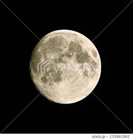 月（月齢13.1：十三夜月 ）アルテミス計画　MOON  Artemis program 133861862