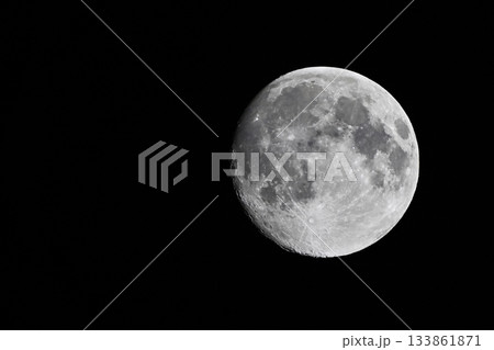 月（月齢13.1：十三夜月 ）アルテミス計画　MOON  Artemis program 133861871