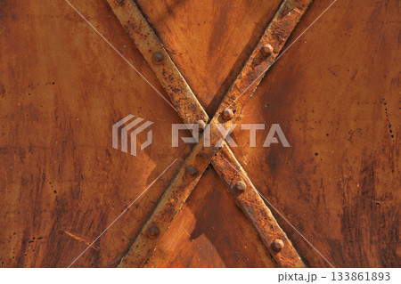 Texture with riveted x-pattern Texture with riveted x-pattern 133861893