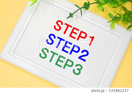 3つのステップ 3つのステップ 133862227