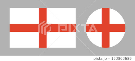 England round, rectangular Flag. Set of National England rectangle, circle flag icons. England flag button, badge. England round, rectangular Flag. Set of National England rectangle, circle flag icons. England flag button, badge. 133863689