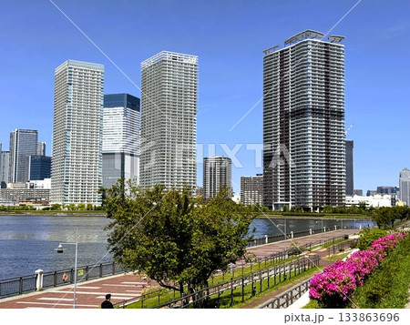豊洲公園から見た東京の街 2025年春 豊洲公園から見た東京の街 2025年春 133863696