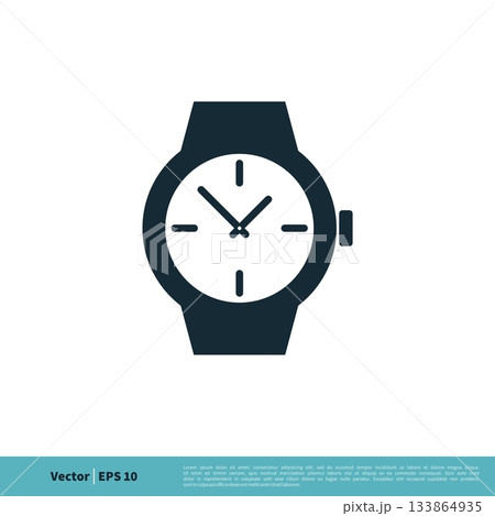 Watch Icon Vector Logo Template Illustration Design. Vector EPS 10. Watch Icon Vector Logo Template Illustration Design. Vector EPS 10. 133864935