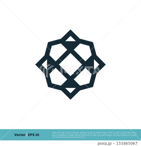 Abstract Decoration Vector Icon Logo Template Illustration Design. Vector EPS 10. 133865067