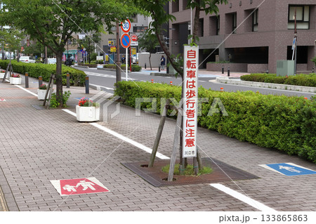 自転車歩行者分離歩道（埼玉県川口市） 133865863