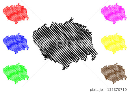 Sitapur district (Uttar Pradesh State, Republic of India) map vector illustration, scribble sketch Sitapur map Sitapur district (Uttar Pradesh State, Republic of India) map vector illustration, scribble sketch Sitapur map 133870710