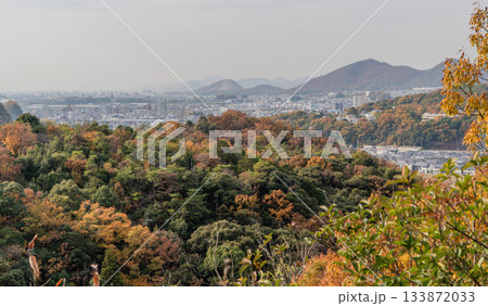 秋野寂光院境内から見た景色 秋野寂光院境内から見た景色 133872033