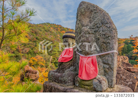 秋野寂光院境内の景色 秋野寂光院境内の景色 133872035