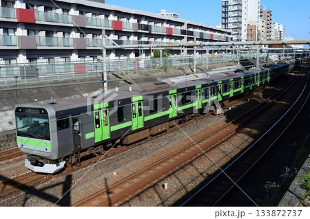 E235系0番台トウ44編成山手線 環状運転100年 205系ラッピング E235系0番台トウ44編成山手線 環状運転100年 205系ラッピング 133872737