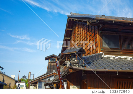 犬山城下町 火の見櫓と山田五平餅店 本町通り 犬山城下町 火の見櫓と山田五平餅店 本町通り 133872940