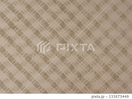 Vintage plaid paper texture background with soft diagonal pattern 133873449