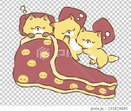 一隻狐狸在打盹兒 133874895