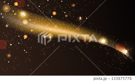 Gold Dust Magic Glitter Shine Flare Light. Perfect for advertising, web design, and marketing projects. Vector illustration. Gold Dust Magic Glitter Shine Flare Light. Perfect for advertising, web design, and marketing projects. Vector illustration. 133875778