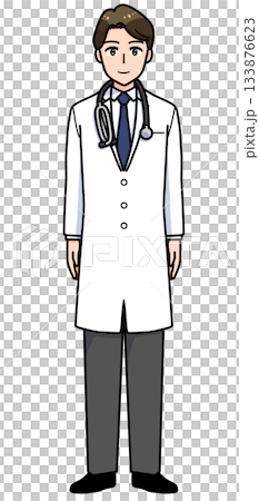 笑顔の男性医師 笑顔の男性医師 133876623