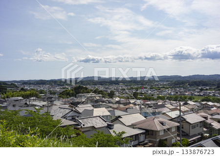 初夏の静岡県菊川市の街並み 133876723